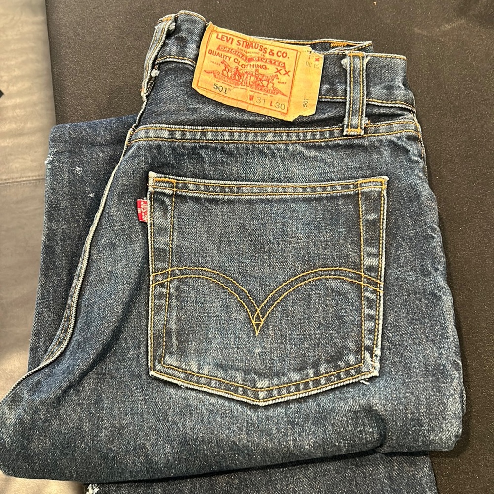Slightly Used, Men’s 501 Levi’s jeans